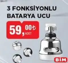 3 FONKSİYONLU BATARYA UCU 3 FONKSİYONLU BATARYA UCU